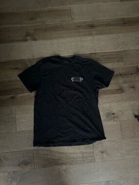 Billabong Black Short-Sleeve Tee with Small Blue Logo